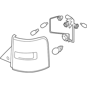 Ford CA8Z-13404-A Lamp Assembly - Rear