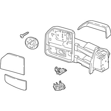 2017 Ford F-450 Super Duty Car Mirror - HC3Z-17682-BC