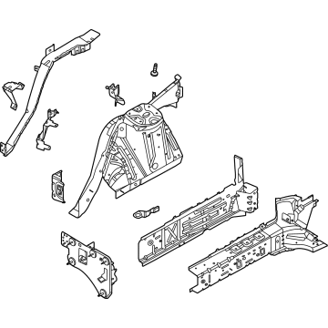 Ford LJ9Z-16055-C APRON ASY - FRONT FENDER