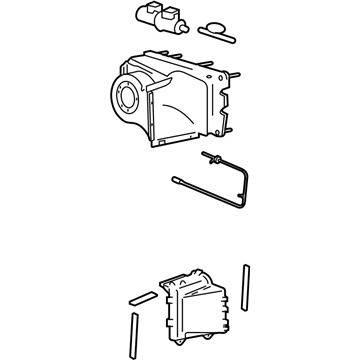 Ford AC2Z-19B555-A Evaporator And Housing Assembly