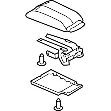 Ford DA1Z-7806024-CB Armrest Assembly - Console