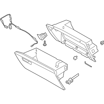 2023 Ford Explorer Glove Box - LB5Z-7804338-BB