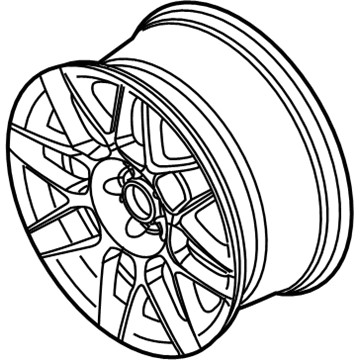 2013 Ford Mustang Spare Wheel - BR3Z-1007-N