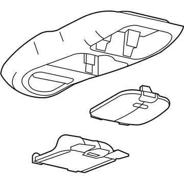 Ford 9C2Z-16519A70-AB Console Assembly - Overhead