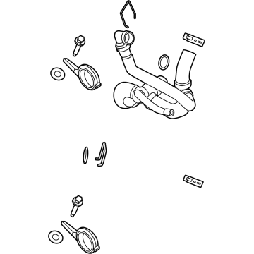 Ford LC3Z-8286-A HOSE ASY