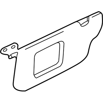 2005 Ford Taurus Sun Visor - 4F1Z-5404104-DAB