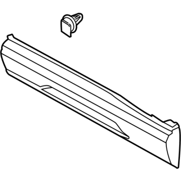 Ford M1PZ-7825556-A MOULDING - DOOR OUTSIDE