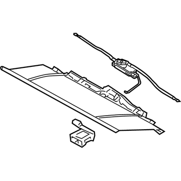 Ford AG1Z-54402A34-C Shade - Window