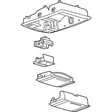 Ford BL1Z-78519A70-CB Console Assembly - Overhead