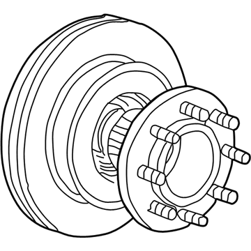 2004 Ford F-350 Super Duty Brake Disc - 5U2Z-1V102-B