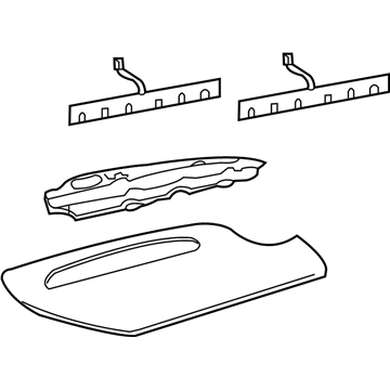 Ford 6W1Z-13A613-AA Lamp Assembly - Rear - High Mounted