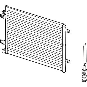 Ford HC3Z-19712-C Condenser Assembly