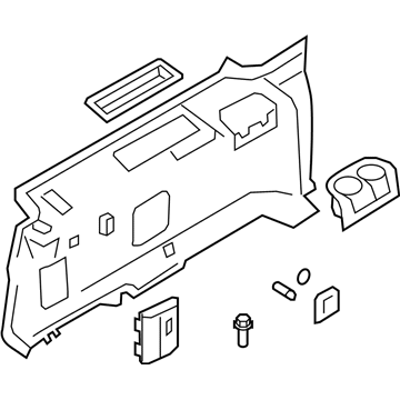 Ford 7L1Z-7831013-AB Trim Assembly - Quarter