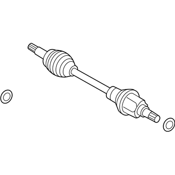 2018 Ford Fiesta Axle Shaft - D3BZ-3B437-D