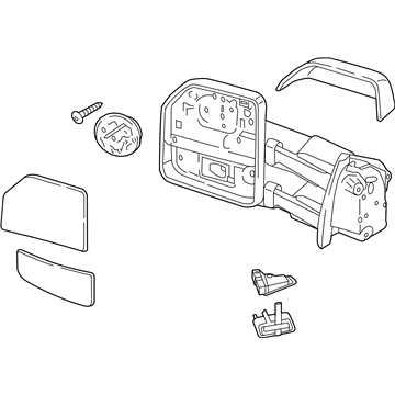 2020 Ford F-250 Super Duty Car Mirror - LC3Z-17683-AB