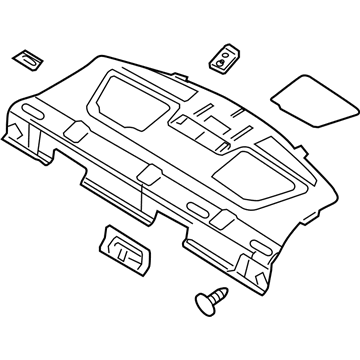 Ford 9E5Z-5446668-AA Panel Assy - Rear Package Tray Trim