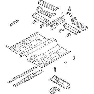 Lincoln Corsair Floor Pan - LX6Z-7811135-Z