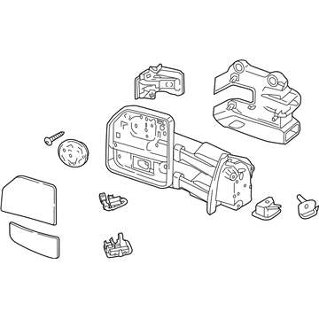 Ford HC3Z-17683-GA Mirror Assembly - Rear View Outer