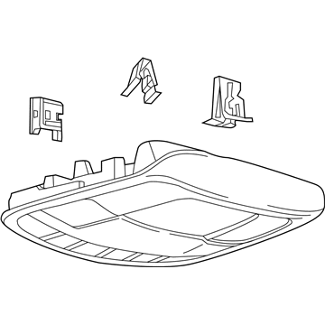 Ford FT4Z-58519A70-EV CONSOLE ASY - OVERHEAD