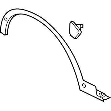 Ford CJ5Z-16268-AD Moulding