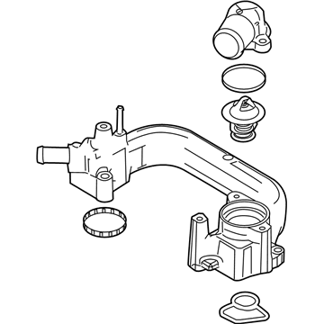 Ford 7R3Z-8C368-C Pipe - Water By-Pass