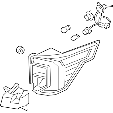 Ford LB5Z-13404-G LAMP ASY - REAR, STOP AND FLAS