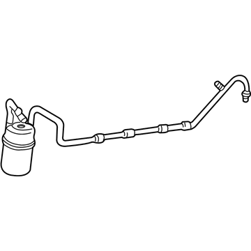 Ford XF1Z-19C836-AA Accumulator Assy - Air Conditioning