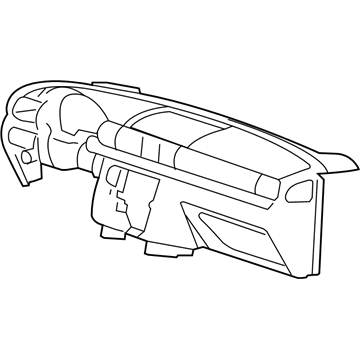 Ford 5F2Z-1704320-AAA Panel - Instrument