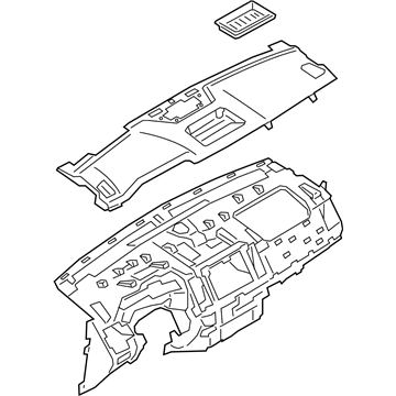 Ford KB3Z-2104320-BC PANEL - INSTRUMENT