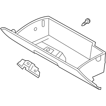 Mercury Montego Glove Box - 5F9Z-74060T10-AAA