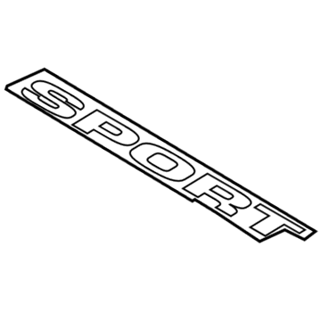 2001 Ford Ranger Emblem - YL5Z-9942528-CAA