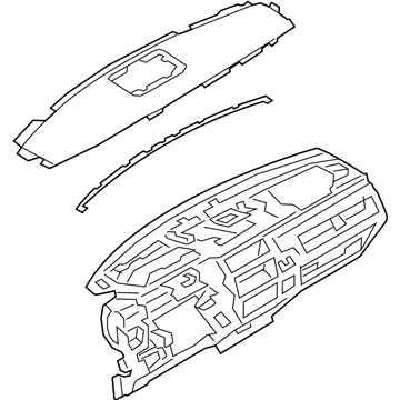 Ford KL7Z-7804320-CA PANEL - INSTRUMENT