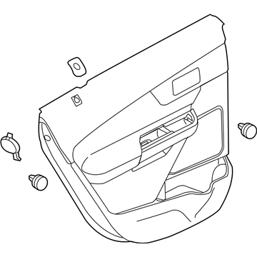 Ford DT4Z-7827406-ED Panel Assembly - Door Trim