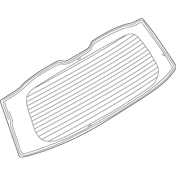 Ford LC5Z-7842006-A GLASS - BACK WINDOW