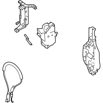 2023 Ford Bronco Door Latch Assembly - M2DZ-7842624-G