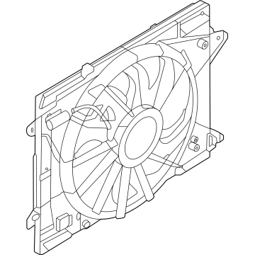 Ford Bronco Sport Cooling Fan Assembly - LX6Z-8C607-D