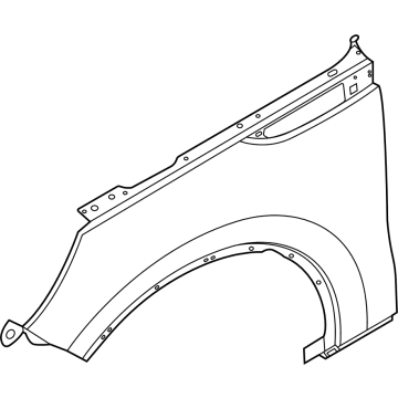 Ford LC5Z-16006-A FENDER Assembly - FRONT