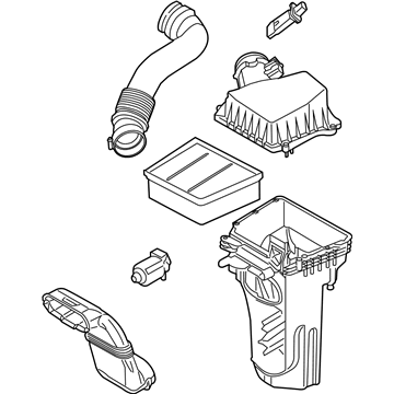 Ford Fiesta Air Filter Box - C1BZ-9600-C