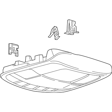 Ford FT4Z-58519A70-EH Console Assembly - Overhead