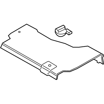 Ford DP5Z-5445423-EA Carpet - Rear Quarter Panel/Luggage Compartment