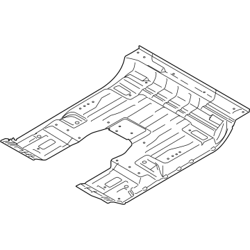 Ford FL3Z-1811135-C PAN ASY - FLOOR - FRONT