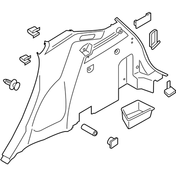 Ford EJ7Z-7831013-AL Trim Assembly - Quarter