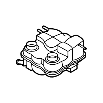 Ford LX6Z-8A080-H TANK ASY - RADIATOR OVERFLOW