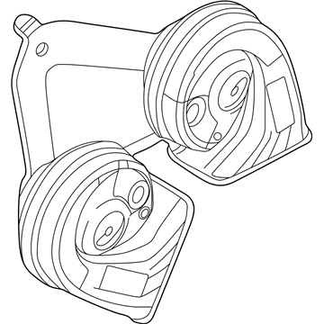 2021 Ford Police Interceptor Utility Horn - L1MZ-13832-B