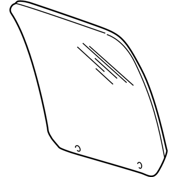 Ford 2W7Z-5425713-BA Glass - Rear Door