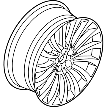 Ford LC5Z-1007-B WHEEL ASY