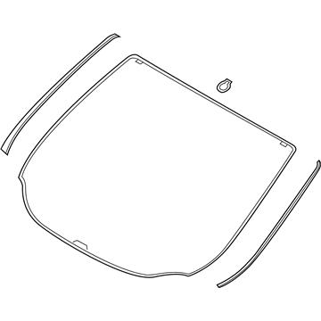 2015 Ford Escape Windshield - CJ5Z-7803100-B