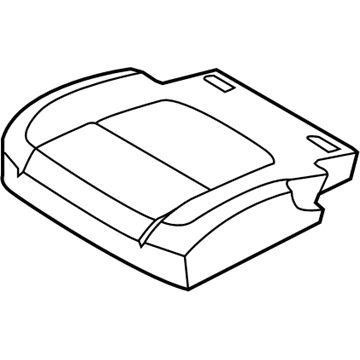 Ford FB5Z-7863804-SA Rear Seat Cushion Cover Assembly