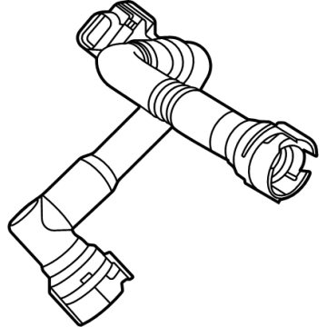 2021 Ford Bronco Sport Crankcase Breather Hose - JX6Z-6758-B