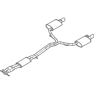 Ford Police Interceptor Utility Catalytic Converter - JB5Z-5F250-C